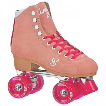  Roller Derby Candi Carlin Roller Skates - Peach/Pink