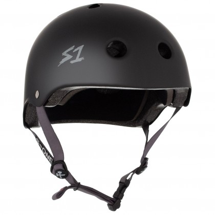 S One Lifer Helmet - Matte Black/Grey Straps