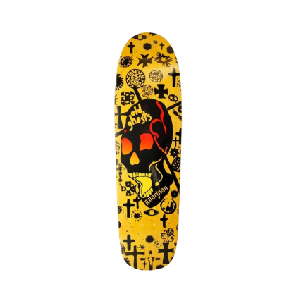 Vision Old Ghosts Guardian Modern Skateboard Deck 8.875" - Yellow 